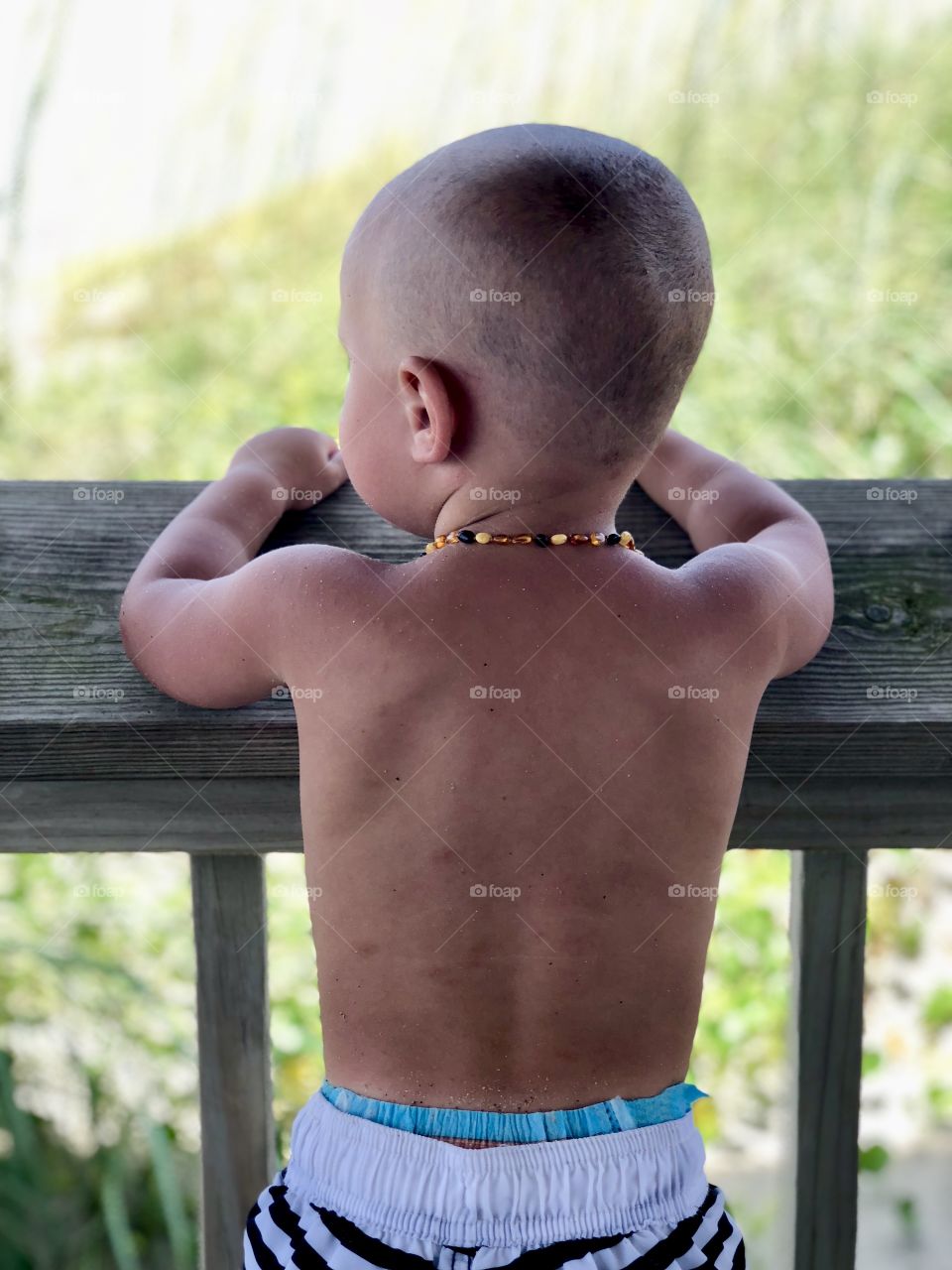 Toddler contemplation