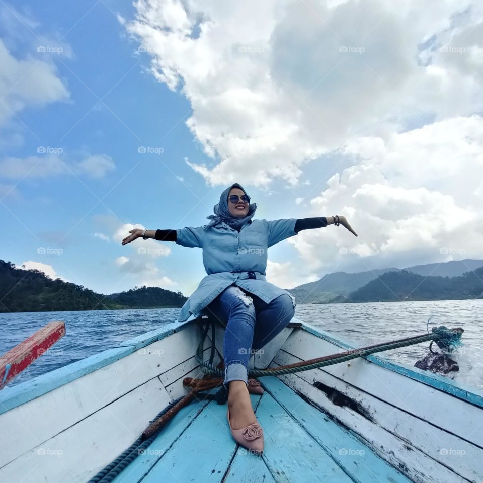 It's so much fun and enjoying the beauty of nature