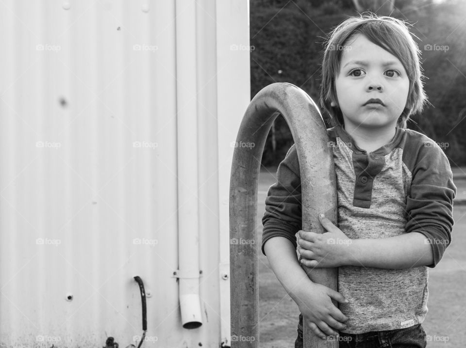 Thinker. San Francisco - near Golden Gate Bridge 