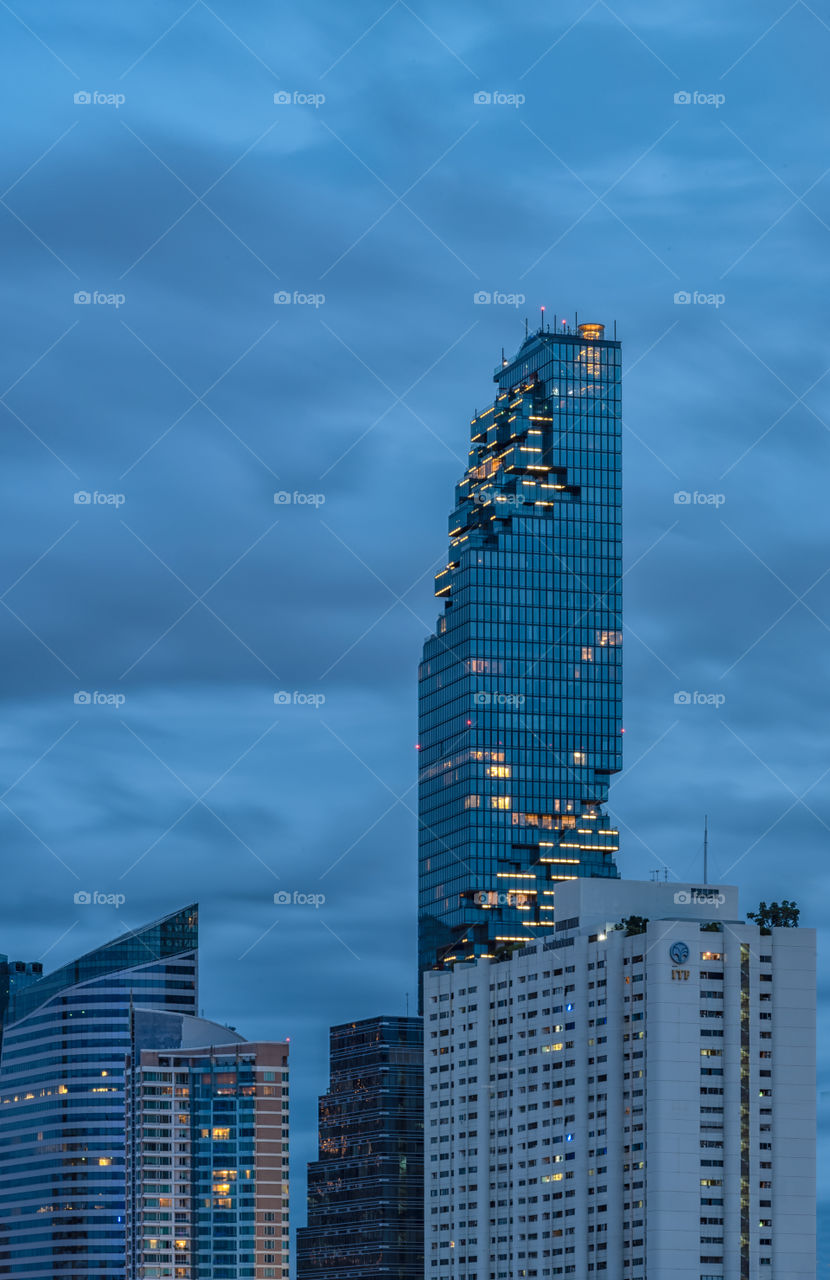 Bangkok city scape view