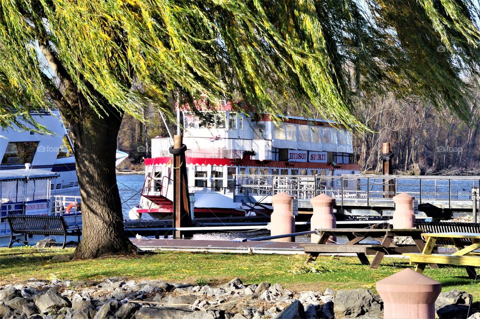 Docked Tour Boat