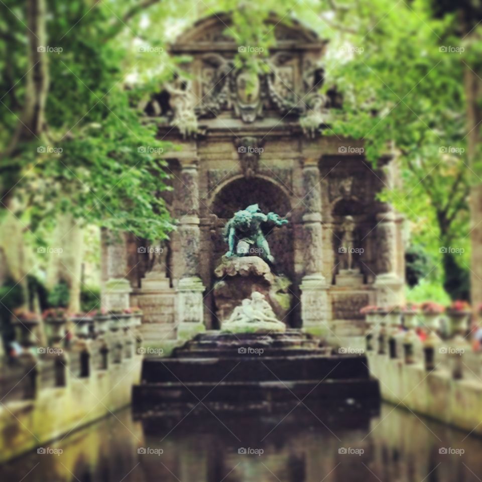 Luxemburg Gardens in Paris, France