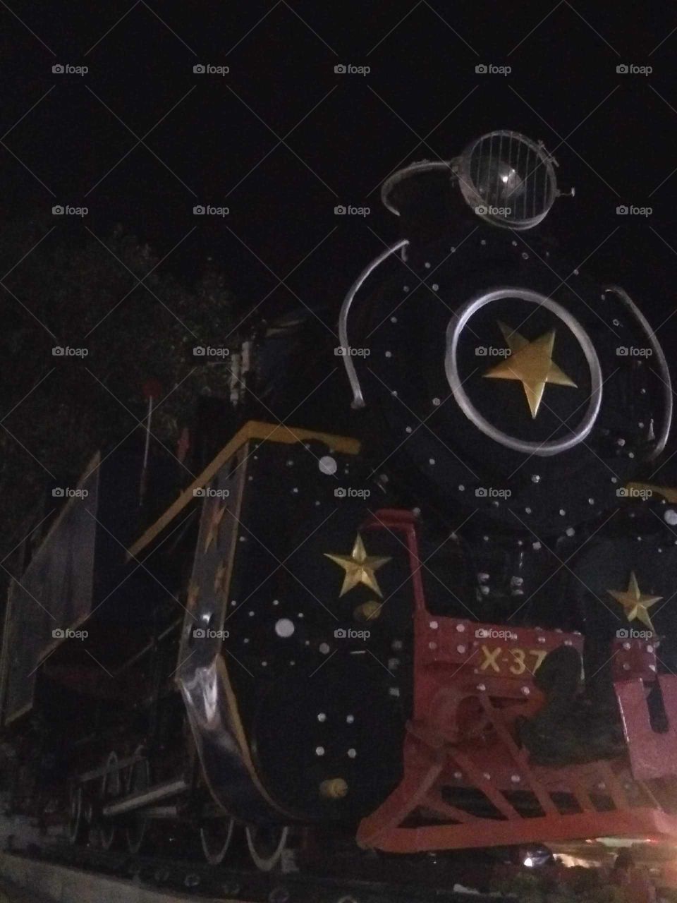 ancient train engine