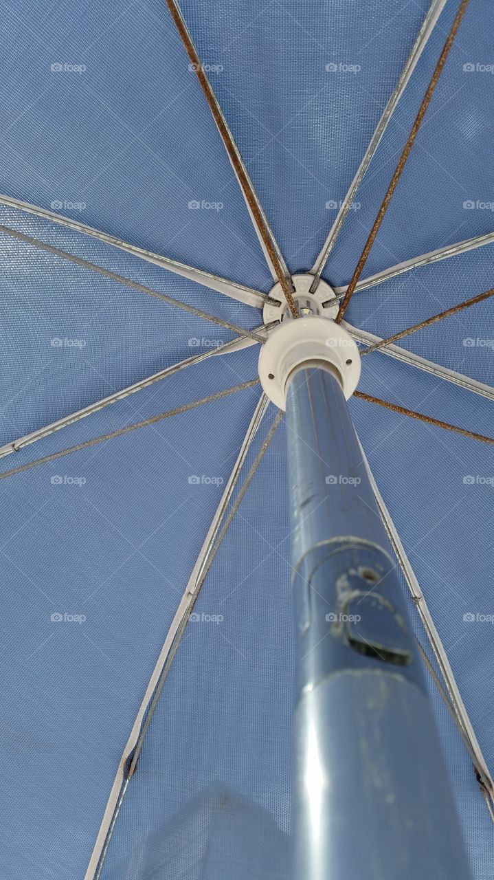 looking up. umbrella