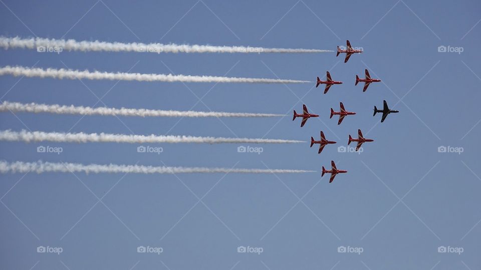 Red arrows