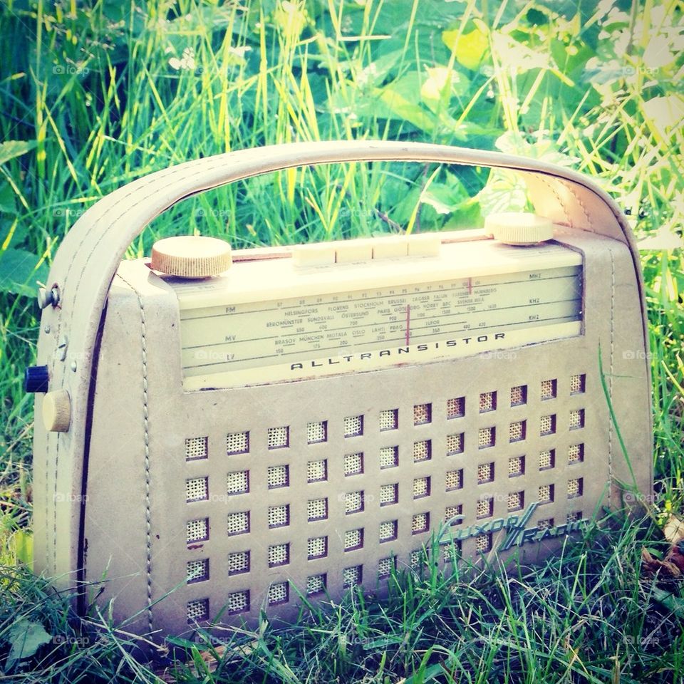 Vintage radio.