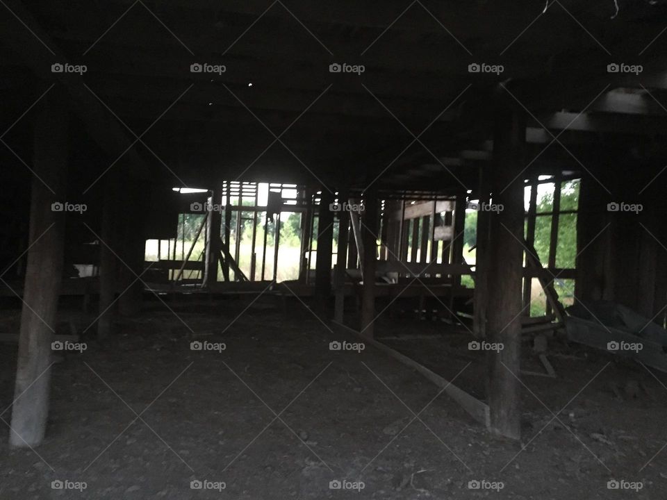 Barn Setting in the Evening