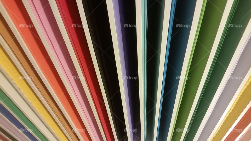 colors. colored artwork papers