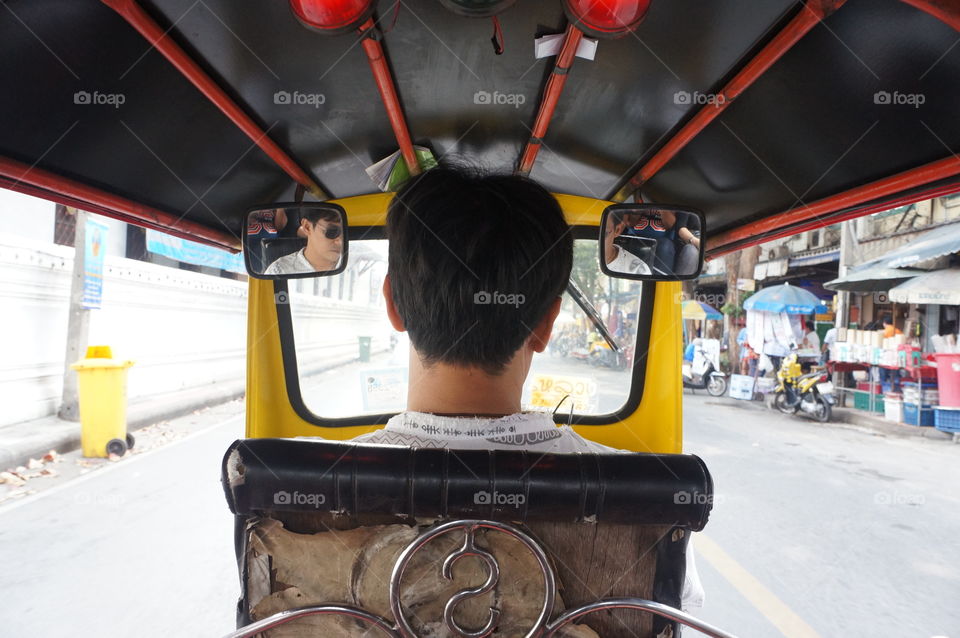 It was a heart-pumping tuktuk ride in one of the busy streets of Bangkok.