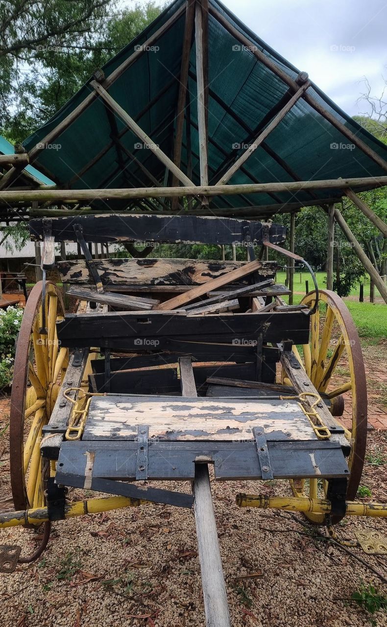 old horse cart