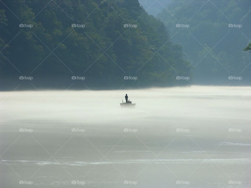 Fisherman in the Fog