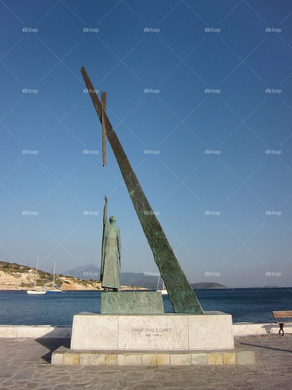 Pythegoras Statue, Samos, Greece