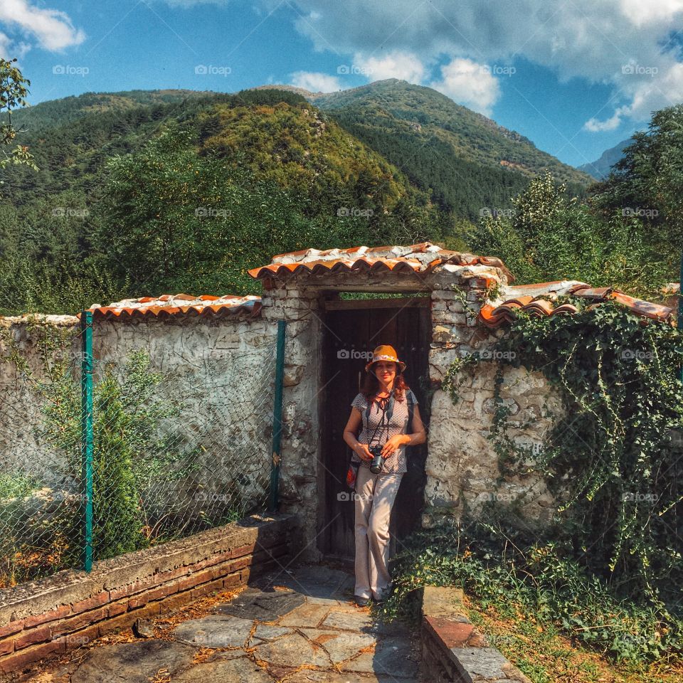landscape from menestry  at Sopot Bulgaria