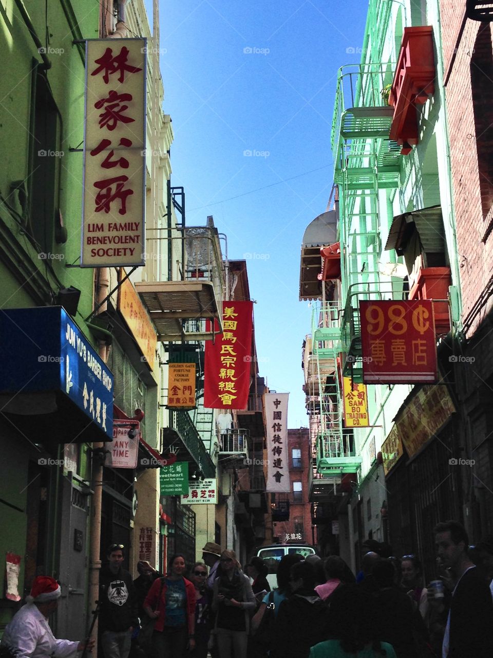 Alley in Chinatown SFO
