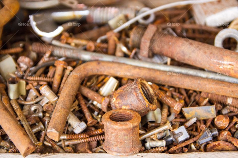 Old rusty pipes 