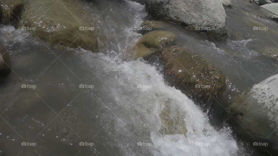 Gusty Water Stream having fresh waters running from World famous kouasur  Naugh Kashmir ....