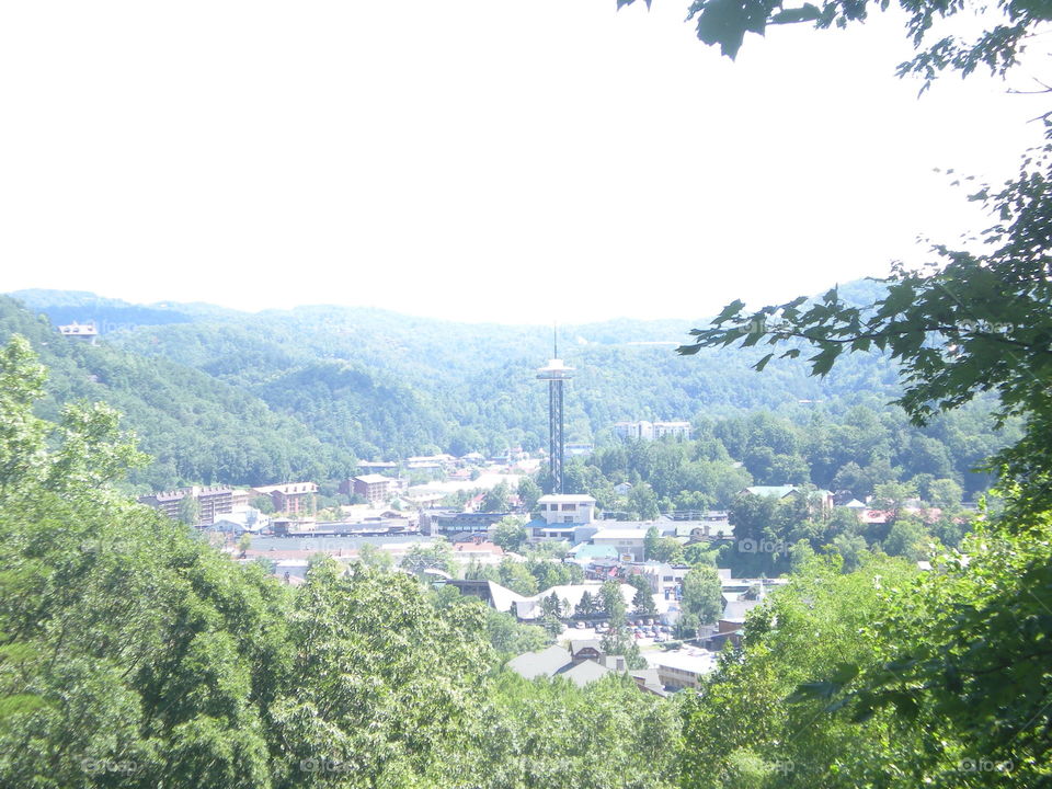 Gatlinburg on high. view from national park