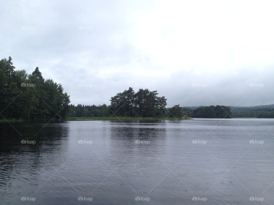 sweden gray water lake by matildavirefjall