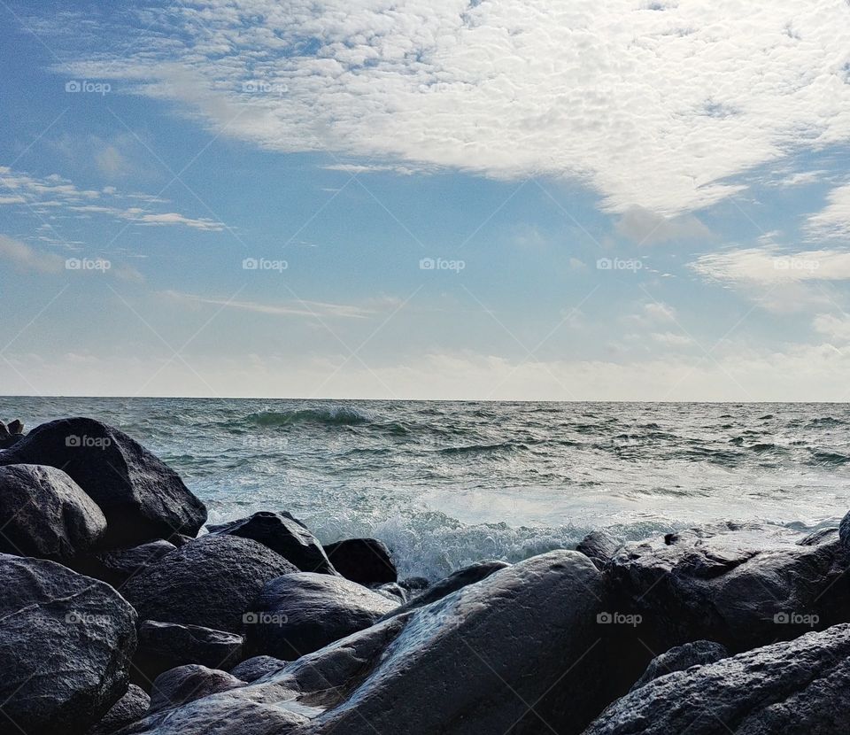 Felsen Stein wasser wellen Meer