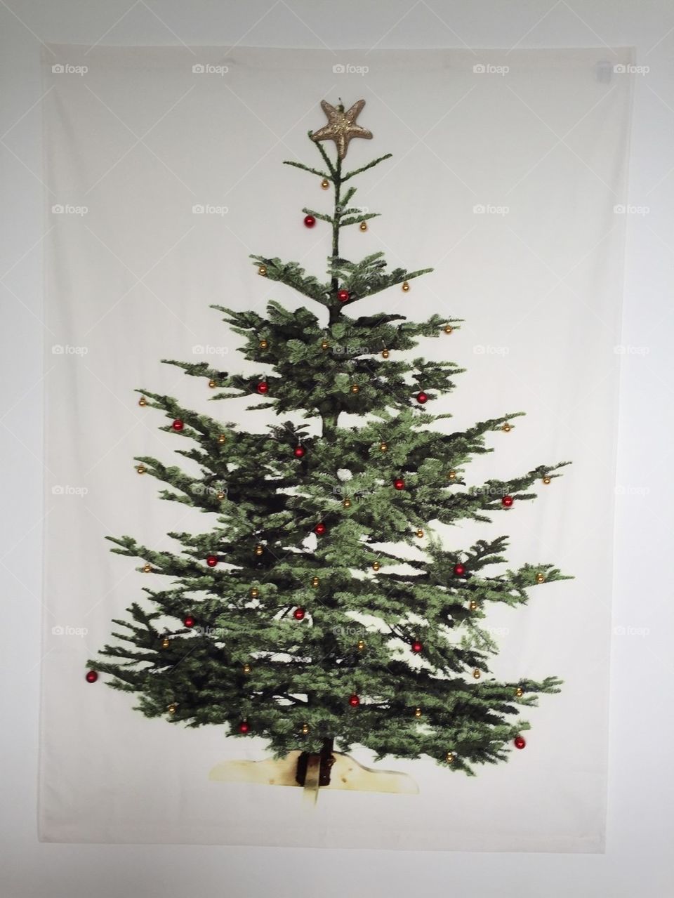 Canvas Christmas tree