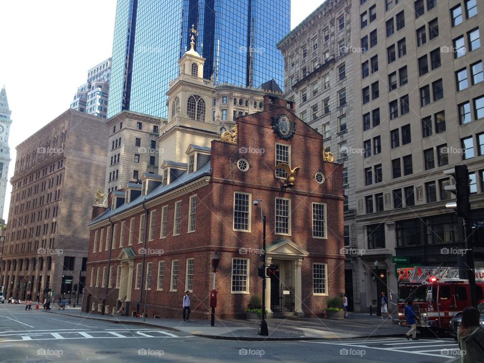 The most house,Boston. The oldest house of Boston, Massachusetts 