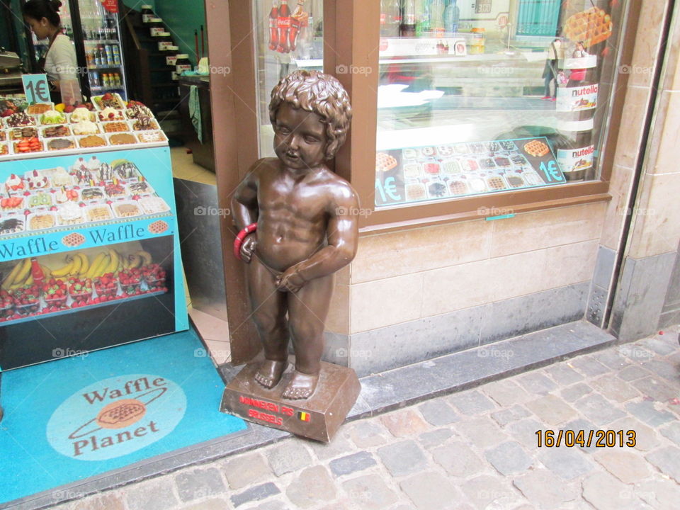 Statue of Manicken Piss, Belgium