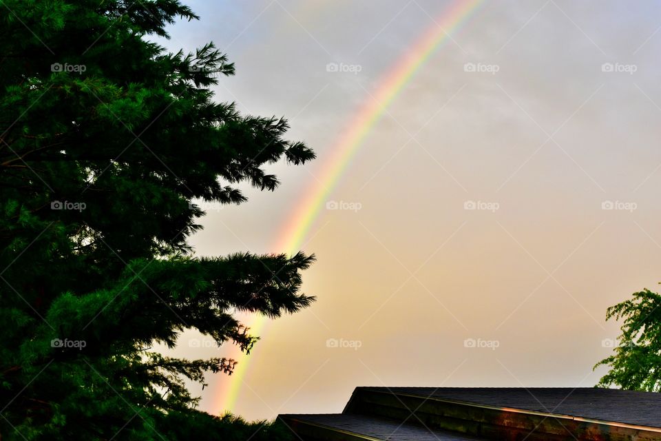 Rainbow in the sky 