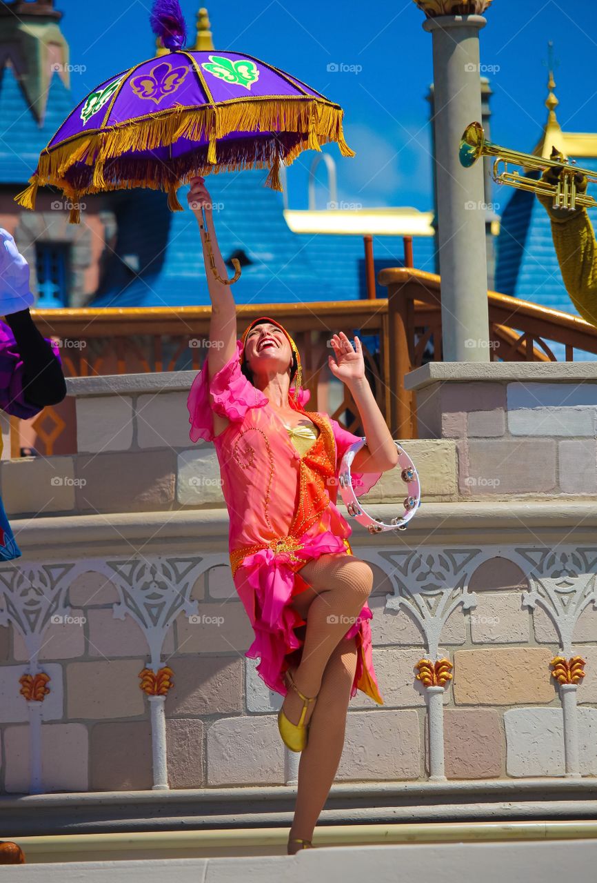Dancer at Magic Kingdom, Disneyworld, Florida