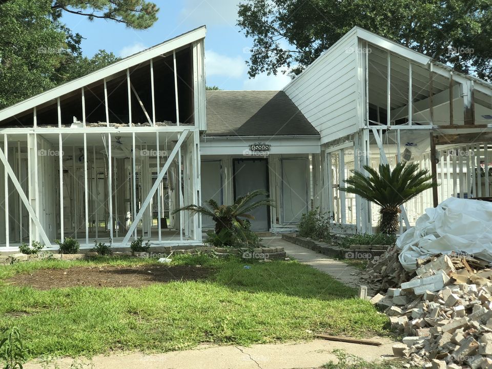 Harvey Victim Recovering House Remodel Reconstruction 