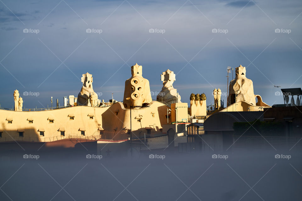 La Pedrera Chimney's