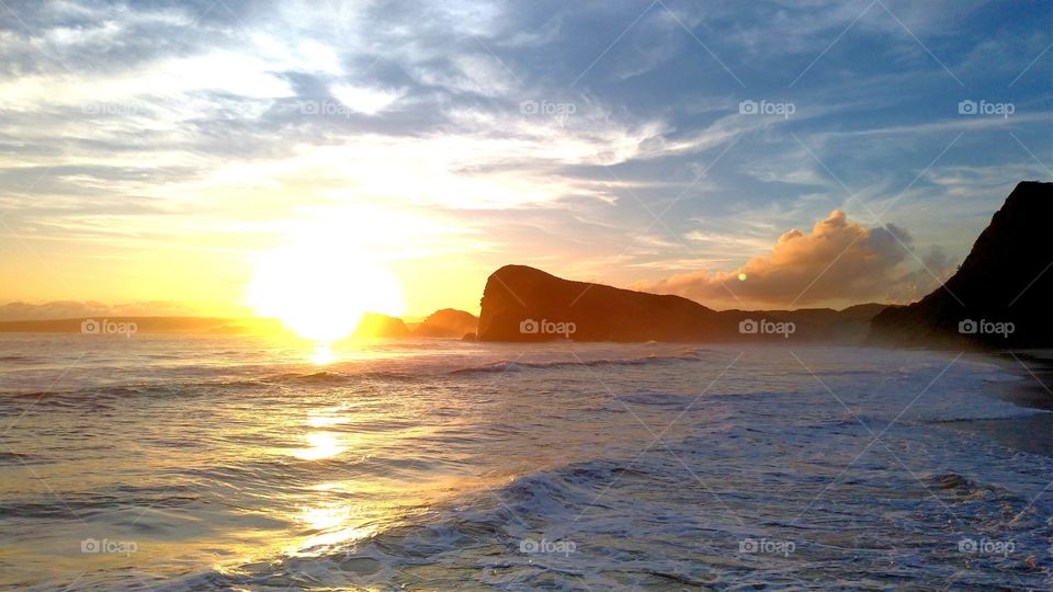 Sunset beach in Tanegashima