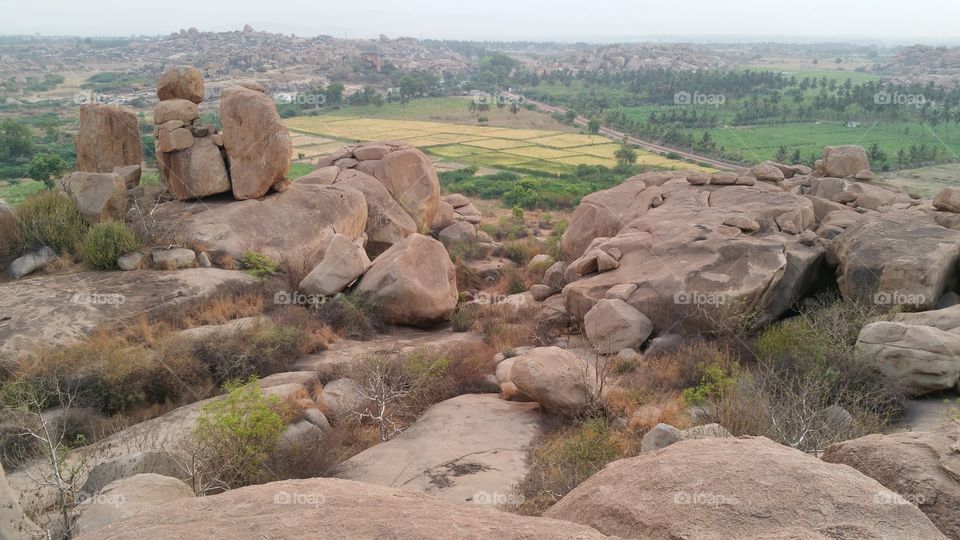 amazing view from top of hill