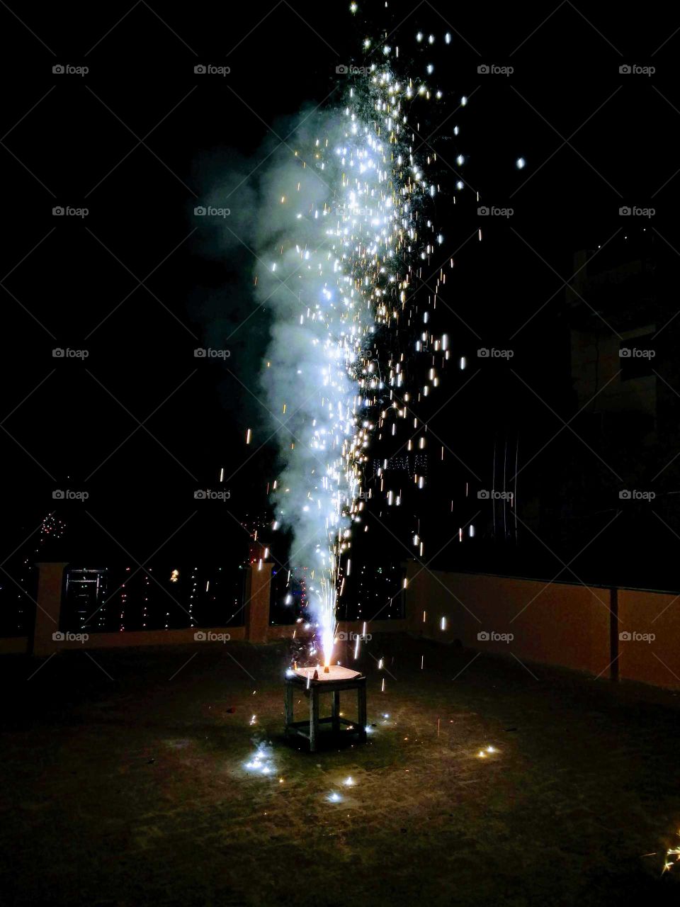 Firecrackers on diwali