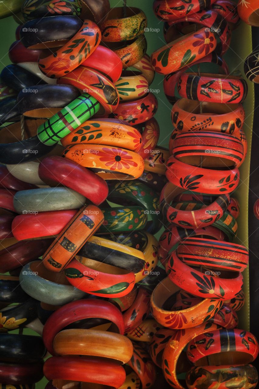 colorful bangles making market a colorful & lively place..