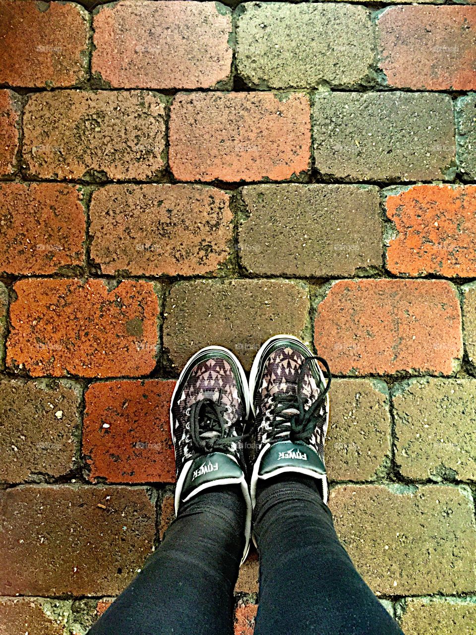 Me and my husband was at the restaurant and discovered their beautiful stone floors that my feet are on!