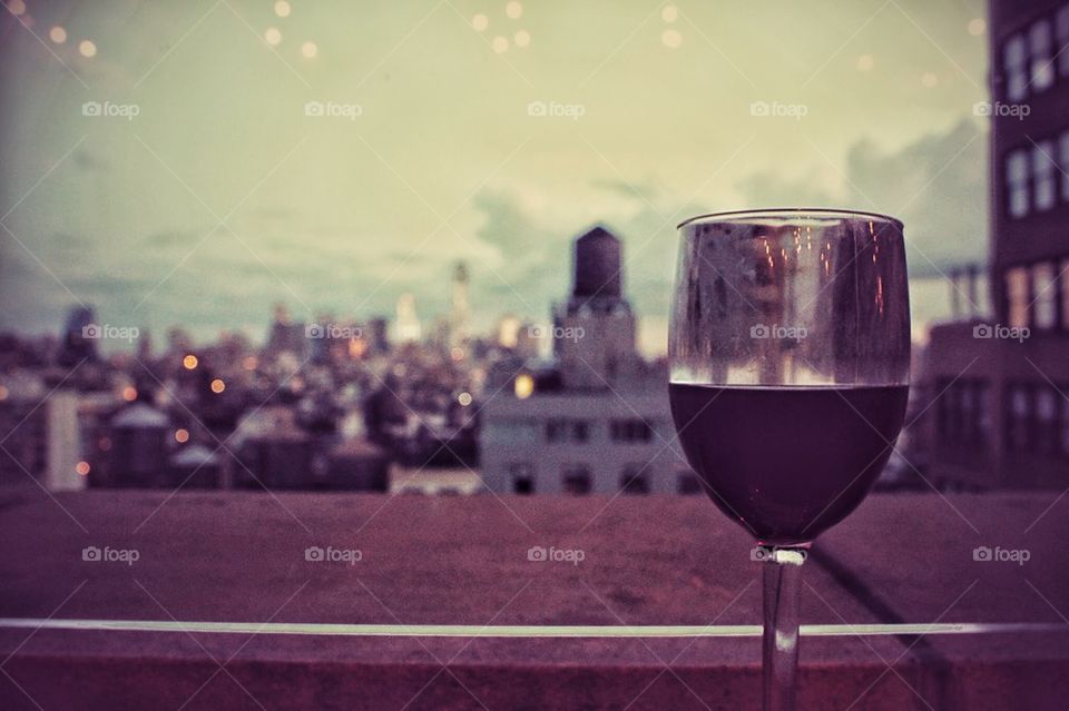Wine and city