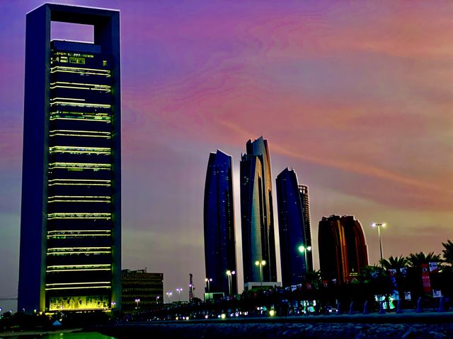 Abu Dhabi city photography, sunset time photography of abudhabi marina mall area