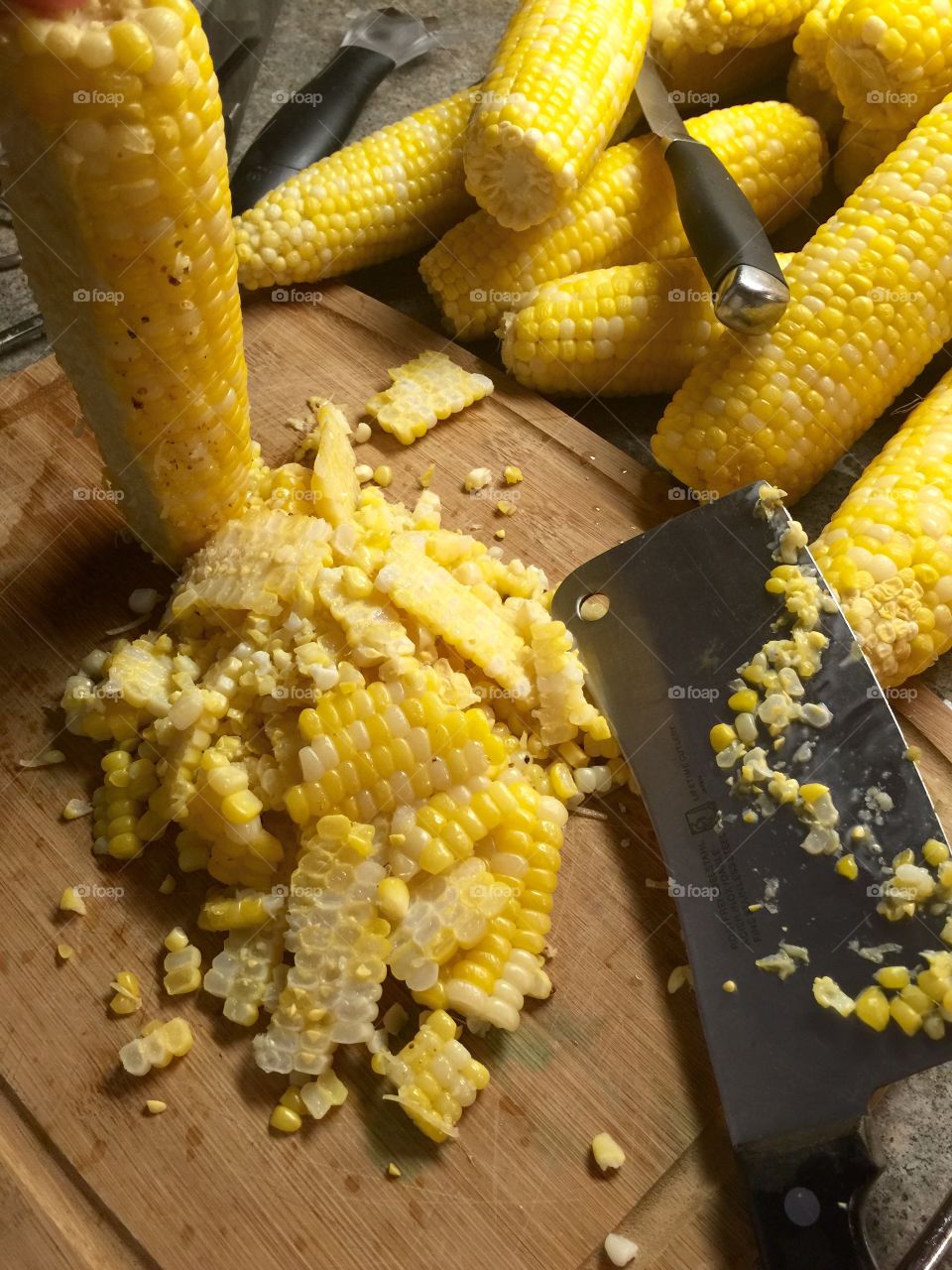 Freezing Sweet Corn