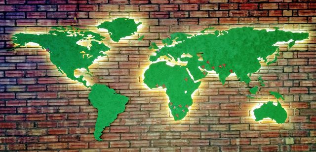 world map