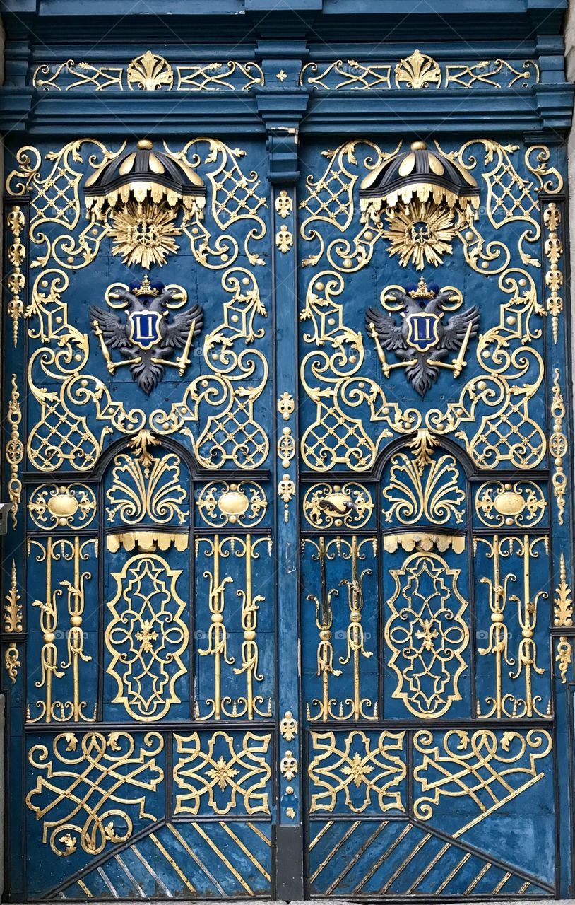 A stunning door. Wroclaw University 