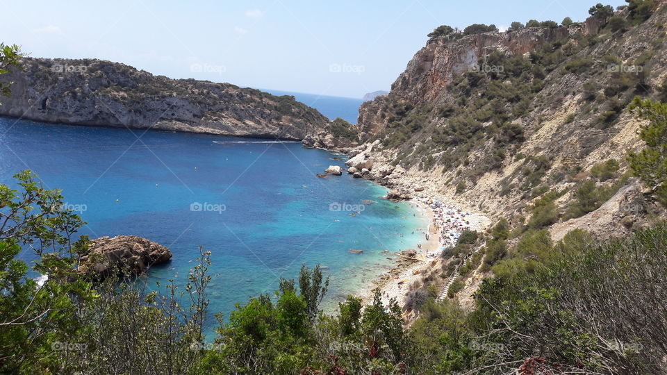 Cala Ambolo. Javea. playa nudista