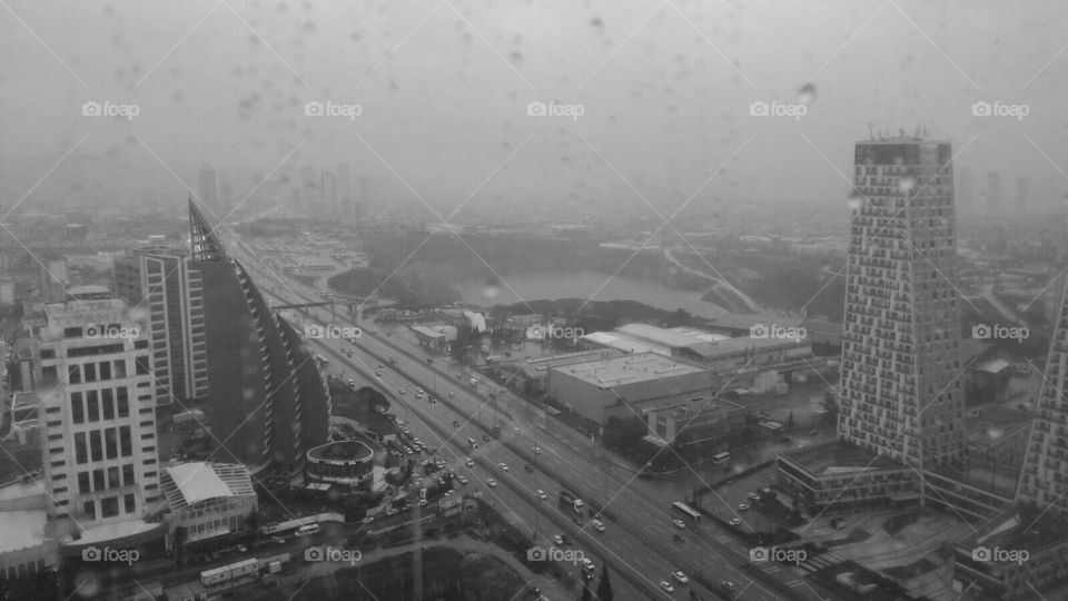 Black and white Istanbul 