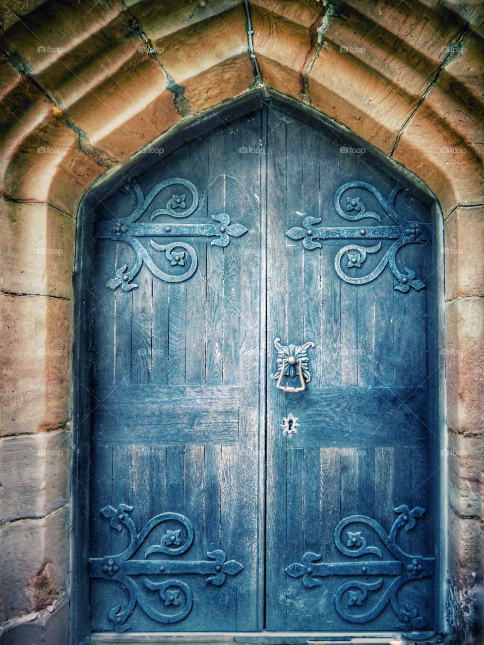 Door. Church