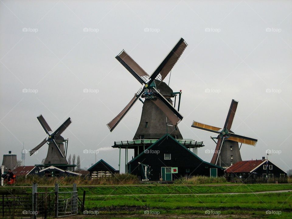 Netherlands. windmills