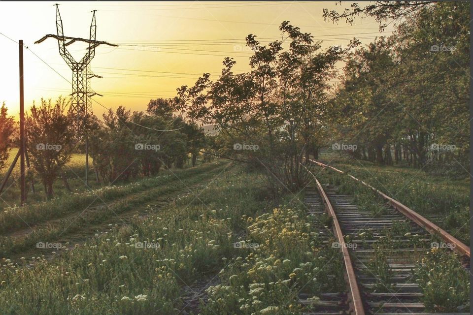 Abandoned track