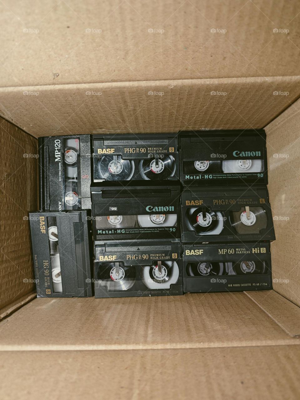 The memories are not in the box, they are on the tape; waiting to be re-lived