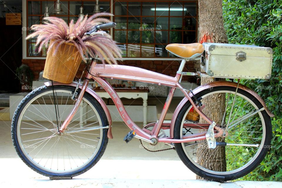 pink bicycle