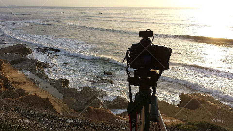 Landscape Photography in Point Loma. Point Loma Tide Pools at Sunset