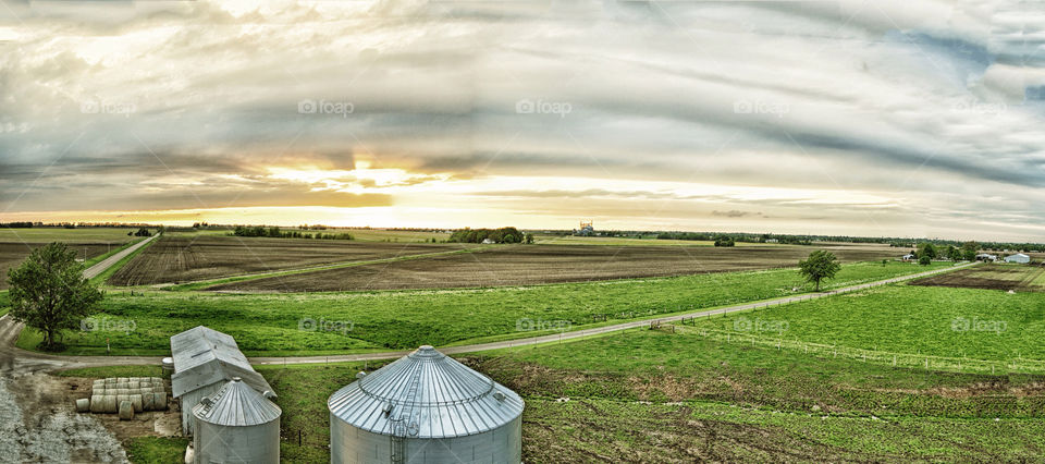 landscape sky pasture country by ovrtn5