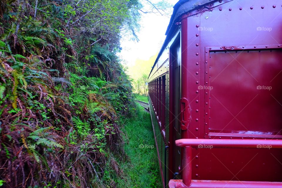 In A Train journey